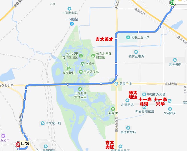 長春北湖規(guī)劃圖，揭示未來城市的宏偉藍圖